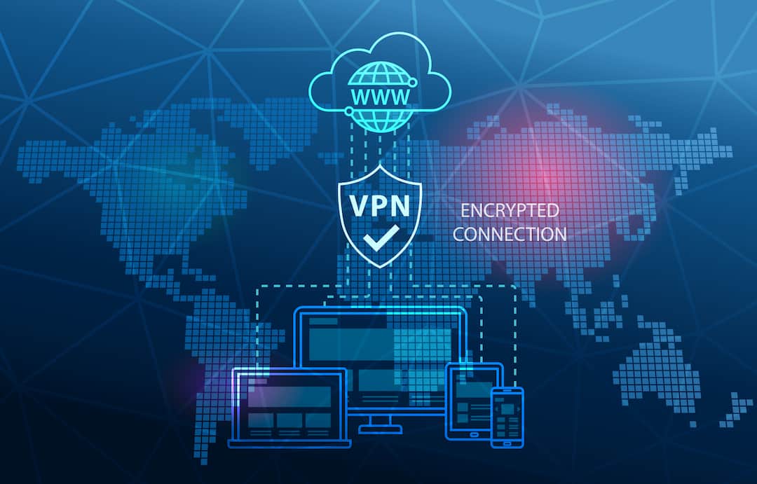 Secure remote access using a VPN
